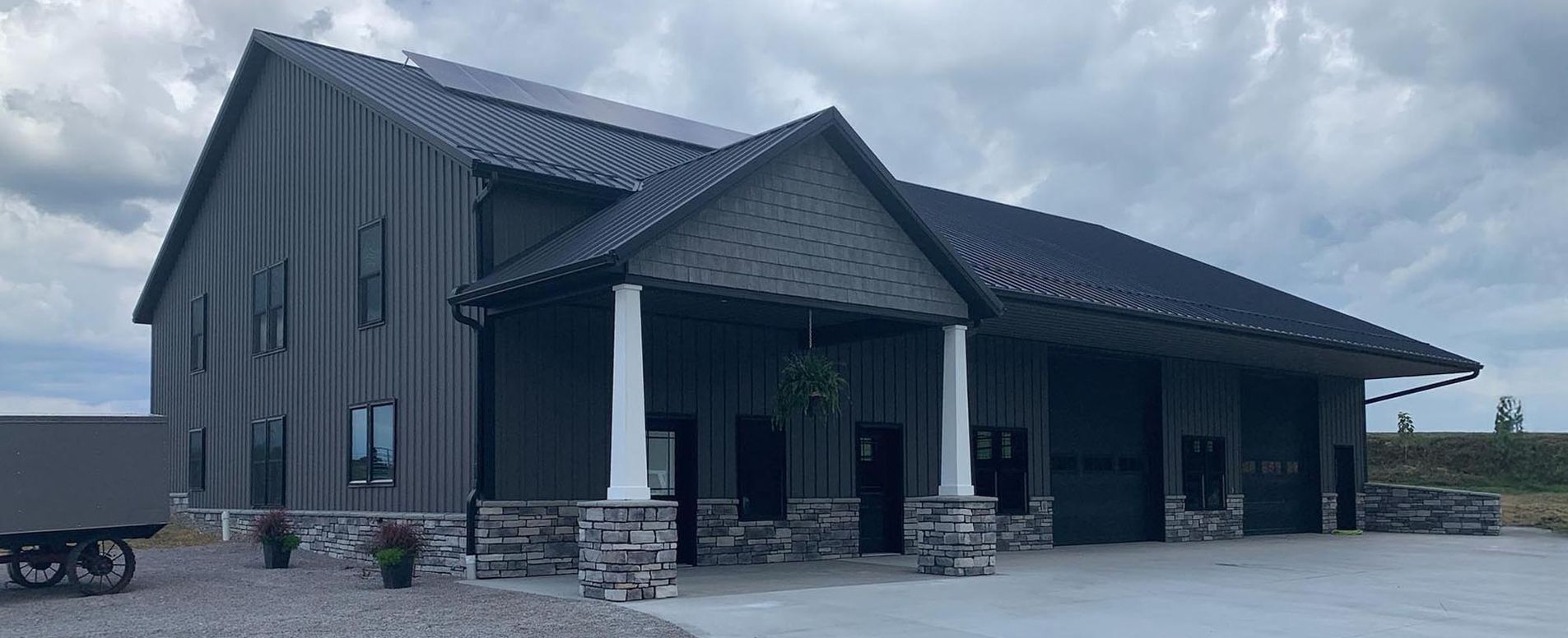 modern pole barn
